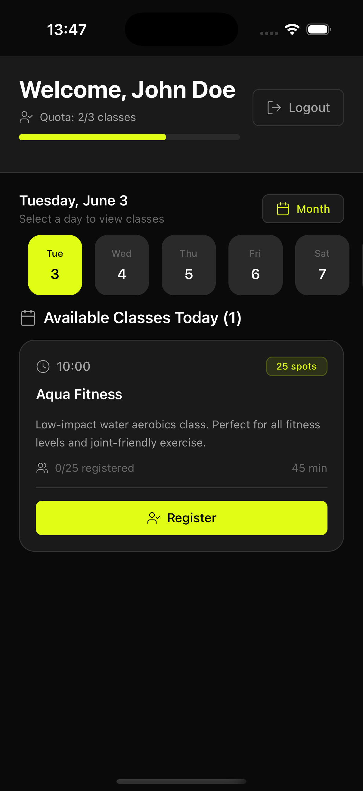 Claseo App - Default Theme